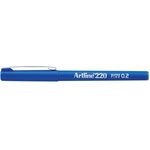 Kuitukynä Artline 220 Super Fine 0,2 mm sininen