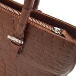 Womens handbag Croco genuine leather