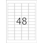 Herma 9531 säänkestävä matta 48-osainen 45,7x21,2 mm 10 arkkia