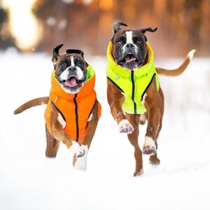 AiryVest Reversible jacket AiryVest, size L 55, orange-light green