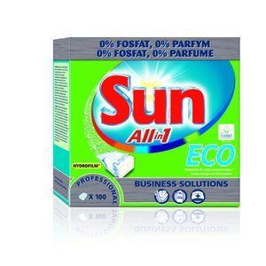 Sun Professional All in 1 Eco konetiskitabletti 100 kpl