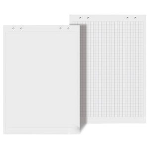 Fläppipaperilehtiö Blanco A1 58x81 cm, viiden lehtiön pakkaus (200 arkkia)