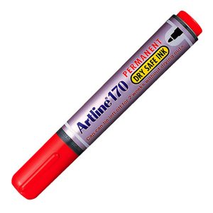 Huopakynä Artline 170 Dry Safe 2 mm pyöreä punainen