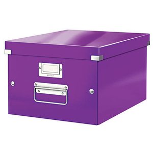 Leitz Säilytyslaatikko Leitz Click & Store WOW A4 M violetti