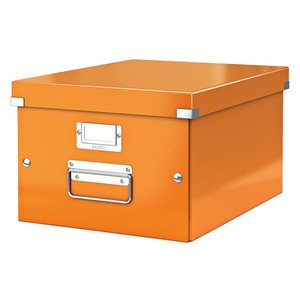 Leitz Säilytyslaatikko Leitz Click & Store WOW A4 M oranssi