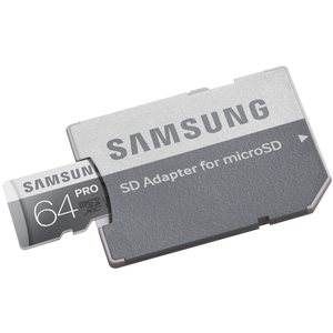 Samsung Muistikortti Micro SDXC Samsung PRO 64GB Adapter Class 10