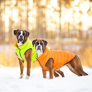 AiryVest Käännettävä toppatakki, koko M 45, oranssinvihreä