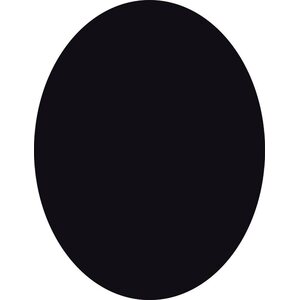 Siluettitaulu Ovaali liitutaulupinnalla tarrakiinnityksin