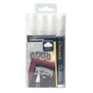 Liituhuopakynä 2-6 mm vedenkestävä valkoinen 4 kpl