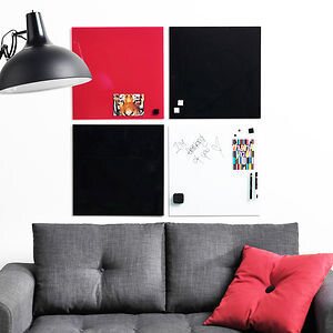 Lasikirjoitustaulu 40x60 cm magneettinen vihreä
