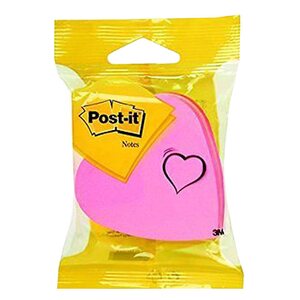 Viestilappu 3M Post-it sydän 76x76