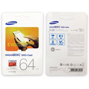 Samsung 62GB microSDXC EVO