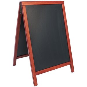 A-teline liitutaulu Deluxe 70x135cm Mahonki