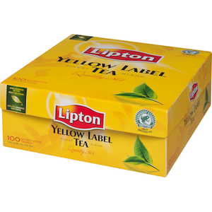 Tee Lipton Yellow Label Tea 100 pss