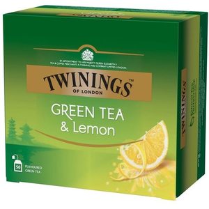 Tee Twinings Green Tea Lemon 50 pss