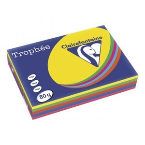 Trophée paperi A4 80g kirkkaat värit värilajitelma 500 arkkia
