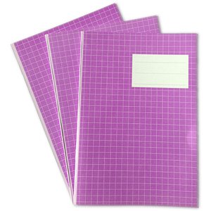 Värikäs kouluvihko A5, 20 sivua violetti