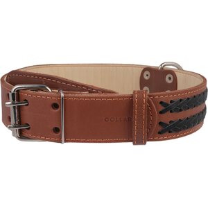 Collar Nahkapanta 45 mm, 57-69 cm ruskea
