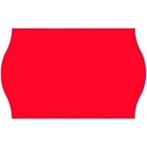 Meto Hintalappu 26x16 mm G2 punainen, 6 rullaa