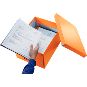 Leitz Säilytyslaatikko Leitz Click & Store WOW A4 M oranssi
