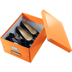 Leitz Säilytyslaatikko Leitz Click & Store WOW A4 M oranssi