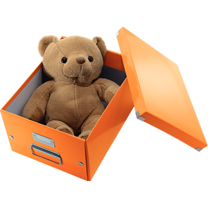 Leitz Säilytyslaatikko Leitz Click & Store WOW A4 M oranssi