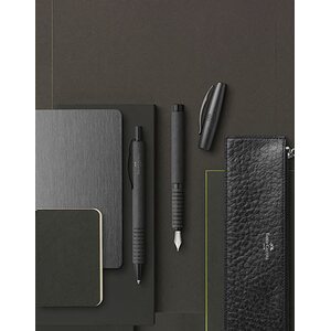 Allekirjoituskynä Faber-Castell Essentio Aluminium musta