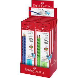 Faber-Castell Lyijykynäsetti Grip 2001 B x2 + pyyhekumi