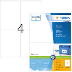 Herma Tulostustarra Premium 4-osainen 105x144 mm 100 arkkia