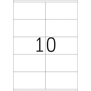 Herma Tulostustarra Premium 10-osainen 105x57 mm, 100 arkkia