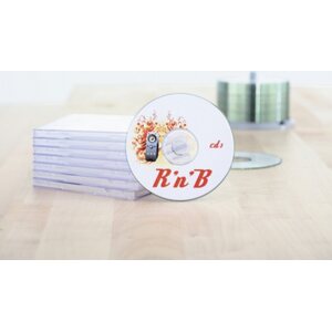 Herma CD/DVD-Tarra Herma 5115 2-osainen 116 mm 25 arkkia, 50 tarraa