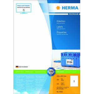 Herma 4428 Tulostustarra Premium A4 210x297 mm, 100 arkkia