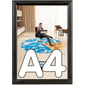 Kääntökehys A4 musta