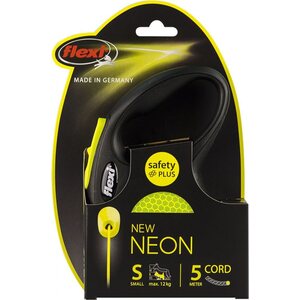 Flexi Neon Reflect size S, 12kg 5m cord