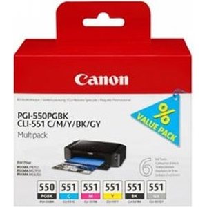 Canon Canon PGI-550/CLI-551 multipack kuusi väriä