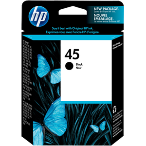 HP HP 45 musta mustekasetti, suuri kapasiteetti