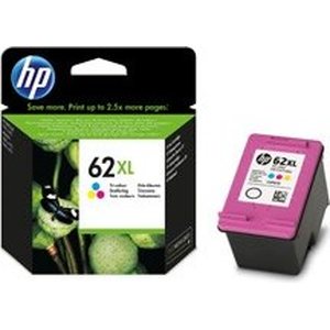 HP HP 62XL 3-väripakkaus