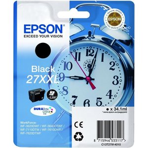 Epson Epson Durabrite 27XXL musta mustekasetti