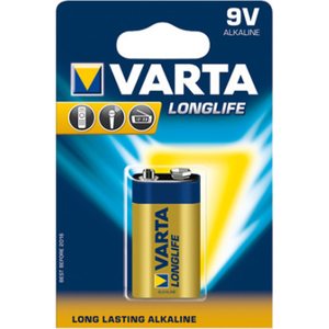 Alkaliparisto Varta Longlife 9V, 6LR61