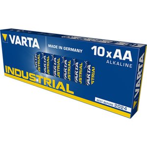Varta Industrial alkaliparisto 1,5V AA LR6, 10 kpl