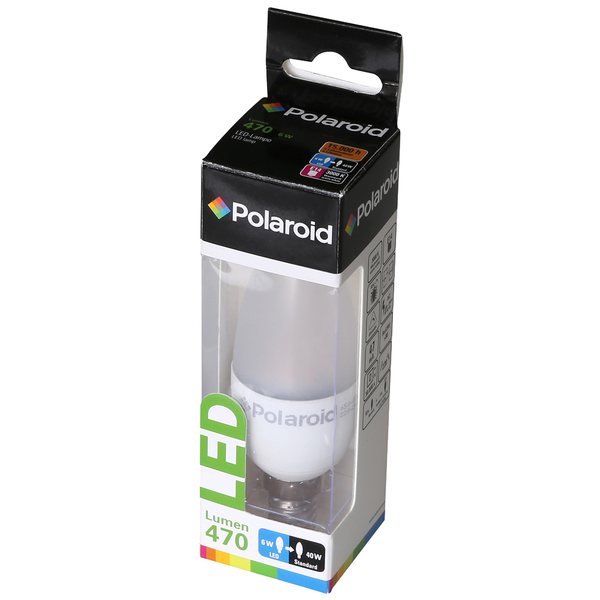 Kynttilälamppu Polaroid LED 6W (40W) E14