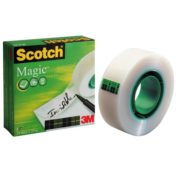 Asiakirjateippi 19mmx33m 3M Scotch Magic 810 /12 rll