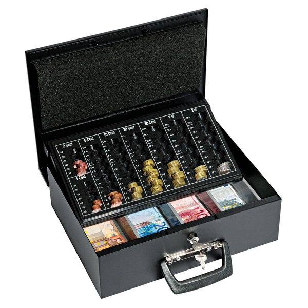 Wedo Cash Box Universa 35x27x10 cm black