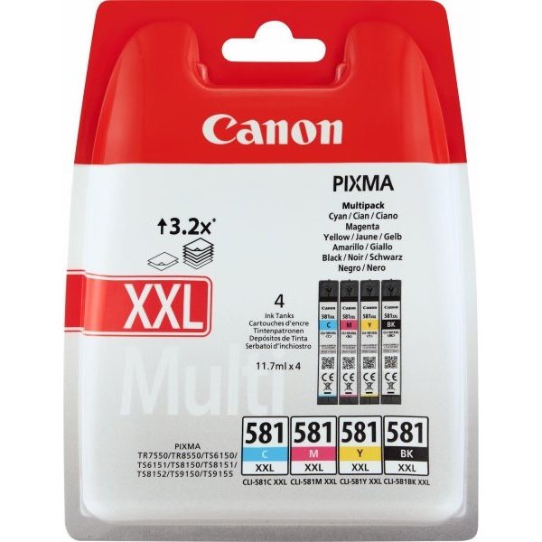 Canon Canon CLI-581XXL Multipack monipakkaus