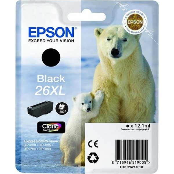 Epson Epson 26 XL musta
