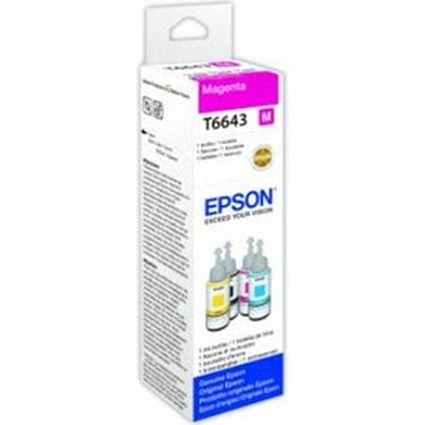 Epson Epson T6643 -mustepullo, magenta