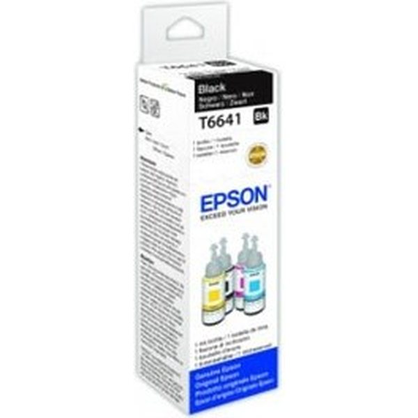 Epson Epson T6641 -mustepullo, musta