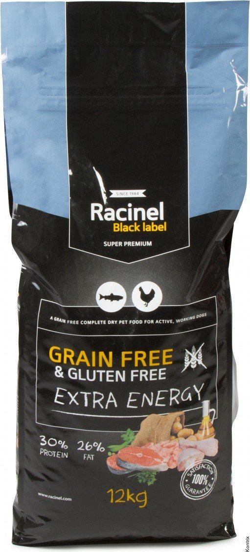 Racinel Black Label Extra Energy 12kg | Racinel koiranruoat | Kontrix